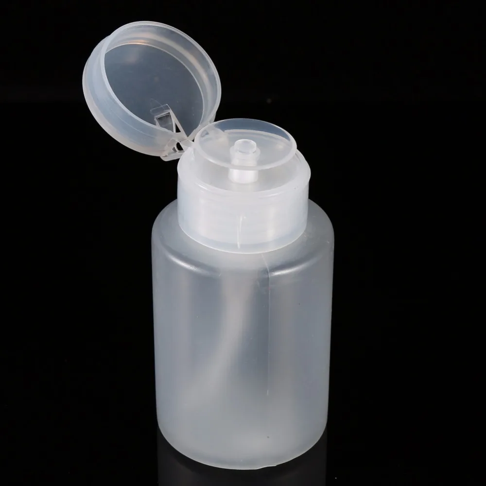 

W 60ml /150ml Professional Nail Polish Remover Empty Pump Dispenser Bottle Manicure Tool new