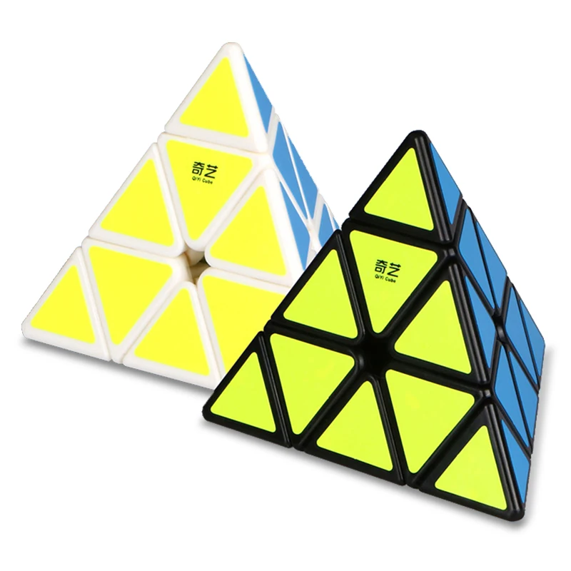 

Qiyi Pyramid 3x3x3 Speed Cube Cubo Magico Professional Rubiks Cube Puzzles Colorful Educational Toys For Children