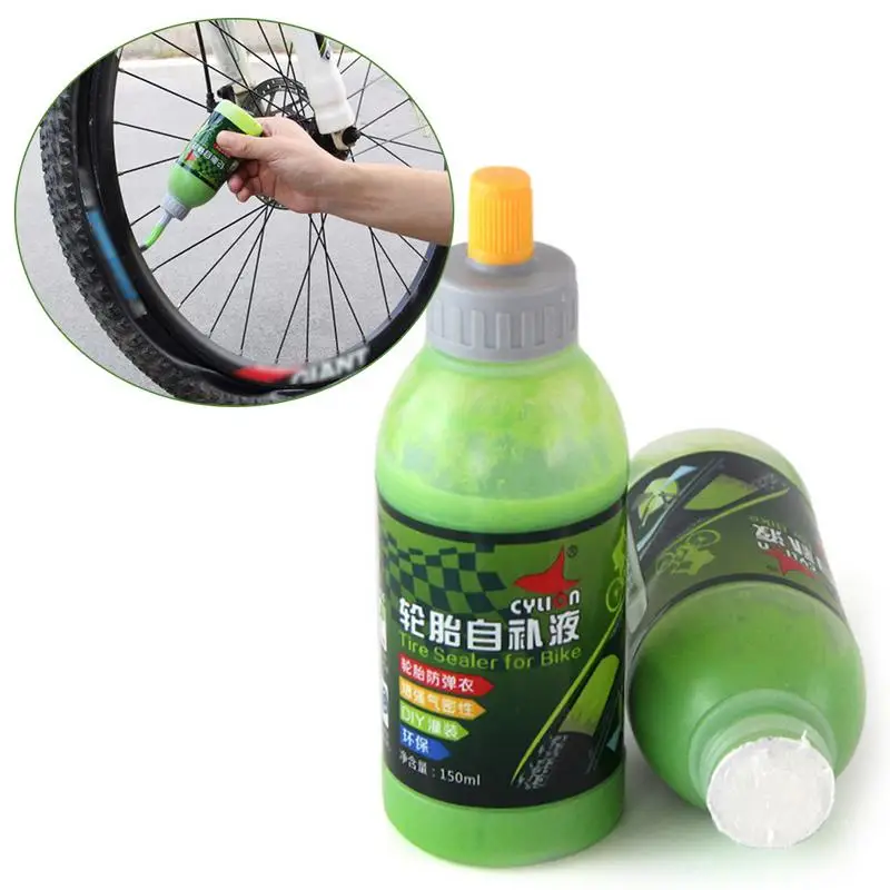 150 мл герметик для шин горного велосипеда, защита от проколов, герметик для ремонта велосипедных шин, Наборы инструментов для защиты шин, уплотнитель колес - Цвет: Green
