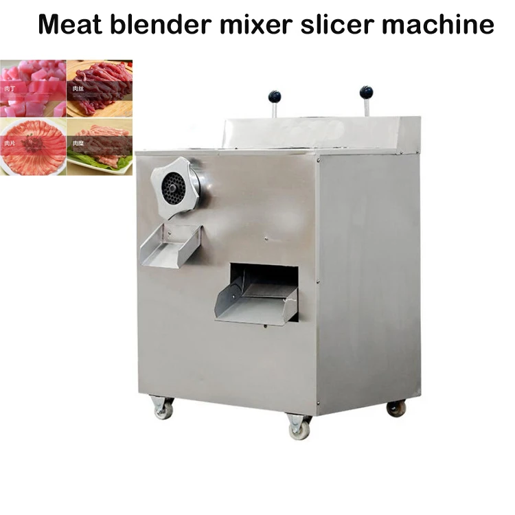 Commercial vegetable meat blender mixer meat slicer machinein Food