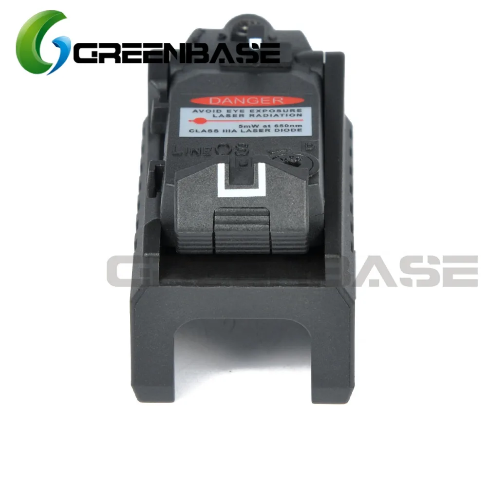 Greenbase тактический Глок лазерный прицел сзади красный лазер с целью Fit Airsoft Glock 17 18C