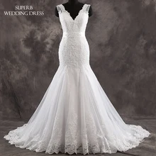 Superbweddingdress Wedding Dress Fitted Bodice Bridal Gown Beaded Top With Shinning tulle Skirt solid fitted dress with choker