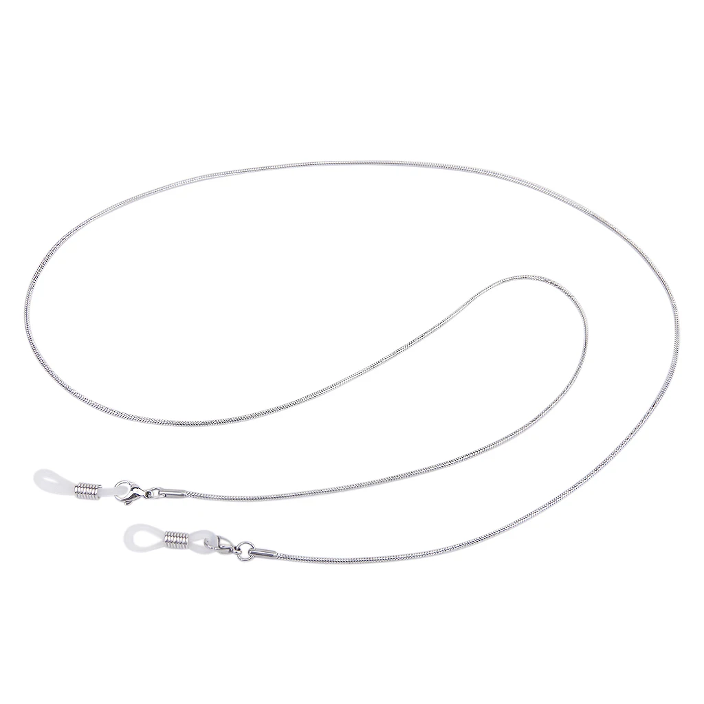 Stainless Steel Anti-Slip Eyeglasses Chains Rope Eyewear Neck Cord Landyard Retainer Prevent the Glasses Dropping