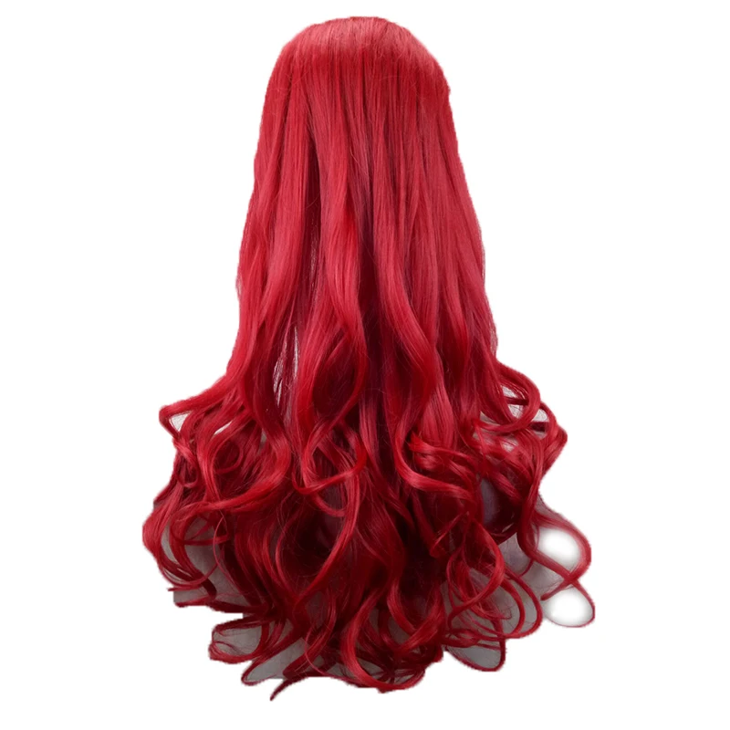 HAIRJOY Women Synthetic Hair Wigs Long Water Wave  Watermelon Red Cosplay Party Costume Wig 5 Colors Available Free Shipping