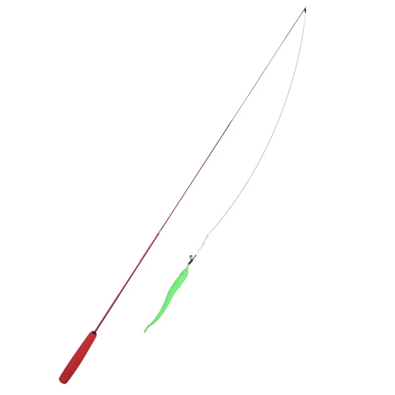 Cute Design Cat Stick Flexible Extendable Pet Cat Toy Wire Feather Teaser Plush Flying Training for Cat 1pcs Color Randomly Cute Design Cat Stick Flexible Extendable Pet Cat Toy Wire Feather Teaser Plush Flying Training for Cat 1pcs Color Randomly