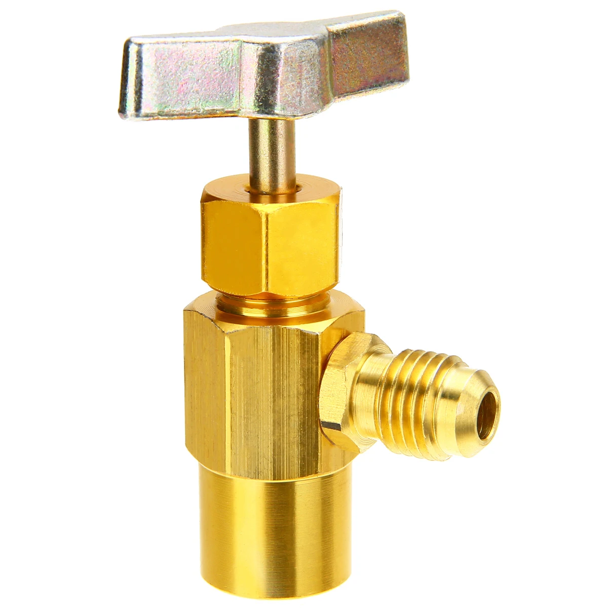 R-134 AC R-134a Refrigerant Tap Can Dispensing 1/2" ACME Thread Valve Hand TooES 