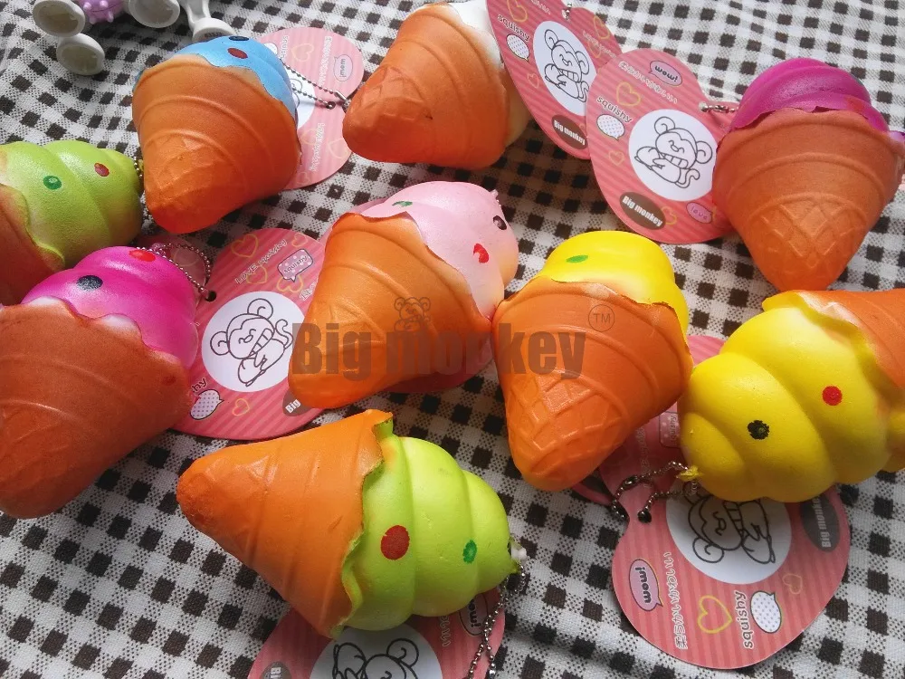 imágenes para Mono grande 20 unids/lote 8 cm PU aumento lento corful estilo helado Encanto Blando Del Teléfono Celular/El Envío Libre imágenes para Mono grande 20 unids/lote 8 cm PU aumento lento corful estilo helado Encanto Blando Del Teléfono Celular/El Envío Libre