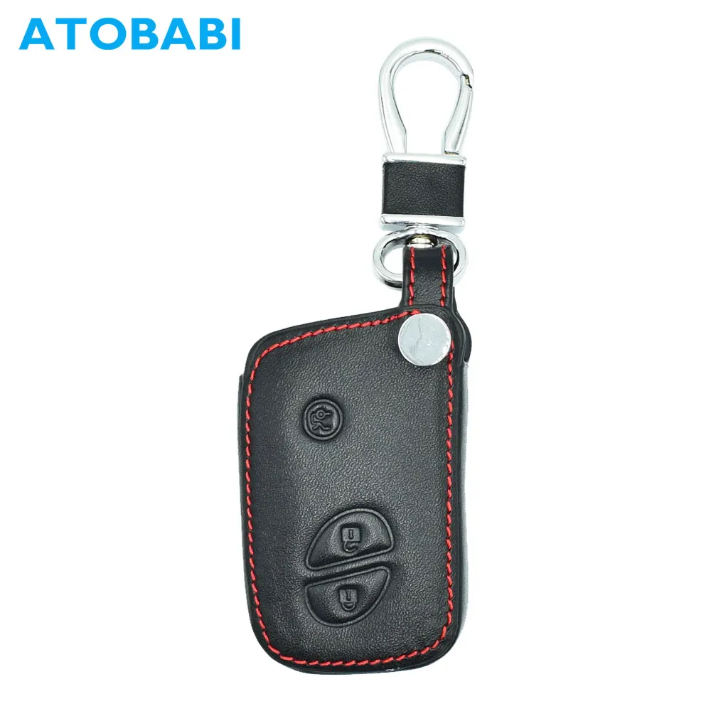 Кожаный чехол для ключей Lexus ES 300h 250 350 IS GS CT200h RX CT200 ES240 GX400 LX570 RX270 Smart Remote Shell Cover |
