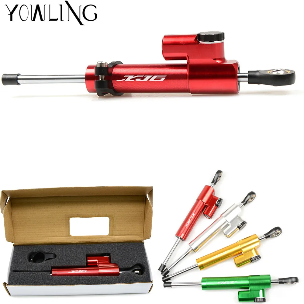 

For Yamaha XJ6 MT07 MT09 R3 R6 R1 R125 R25 Damper Stabilizer Damper Steering Reversed Safety Control with XJ6 LOGO (2009-2016)