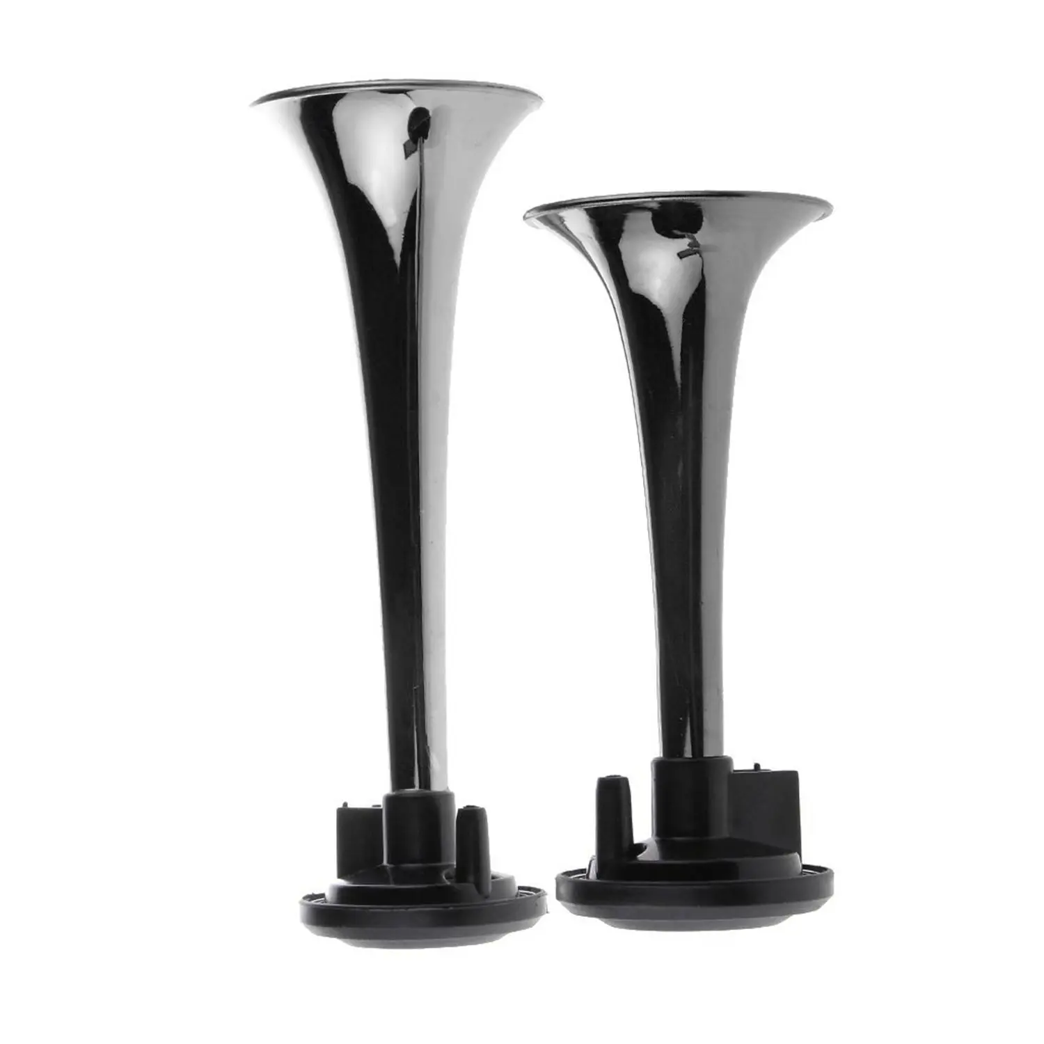  12V 178db Black Car Motorcycle Air Horn Train Kit Dual Trumpet Ultra Loud