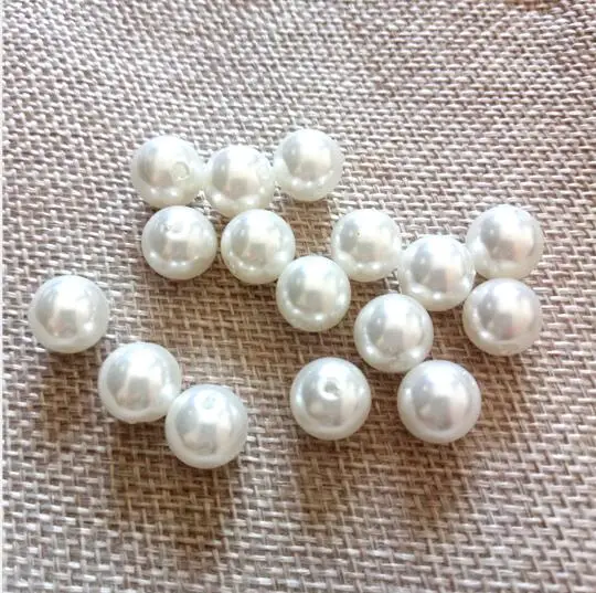 Abalorios de perlas blancas mujer, collares, pulseras, pendientes, sombreros, accesorios de joyería Diy, venta al por 500 Uds. - AliExpress Joyería y