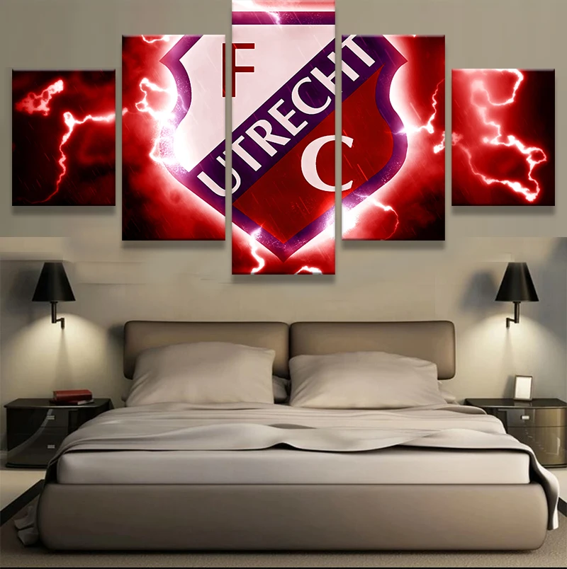 

HD Print Canvas Modular Pictures Frame Wall Art 5 Panel Rugby Sport Painting Popular Picture For Living Room Decor Poster