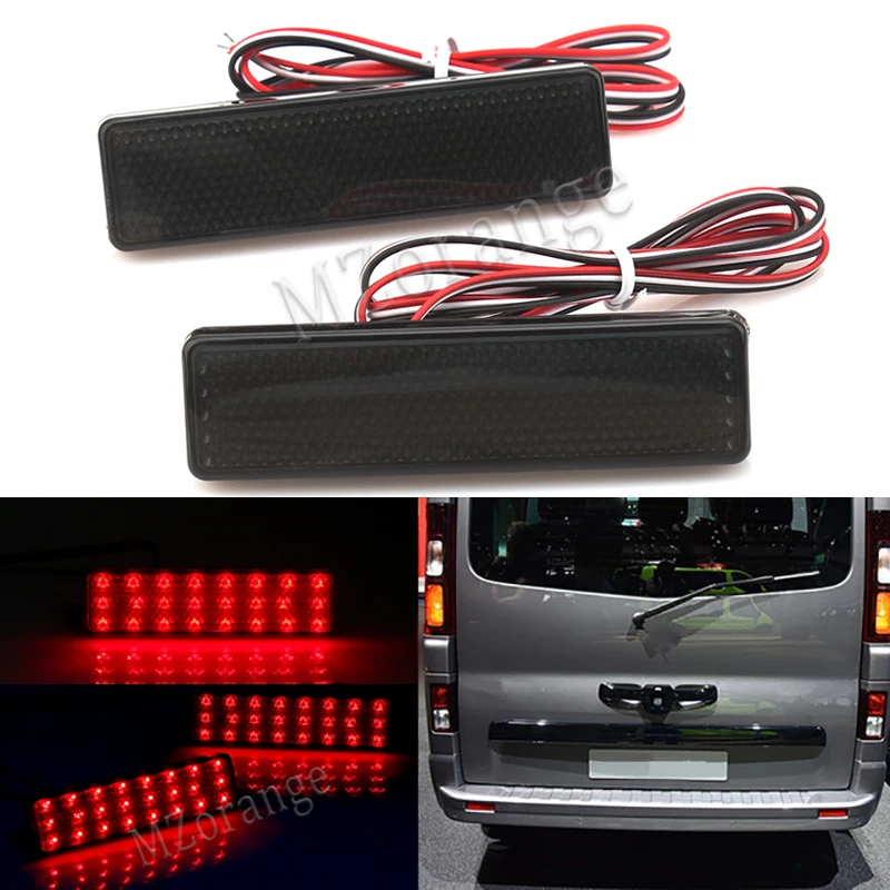For Renault Trafic Master For Nissan Primastar For Opel Vauxhall Vivaro Movano A Car Red Lens Led Rear Bumper Reflector Light For Renault Trafic Master For Nissan Primastar For Opel Vauxhall Vivaro Movano A Car Red Lens Led Rear Bumper Reflector Light