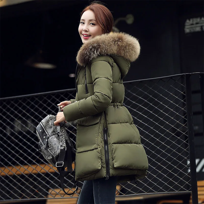 Plus Size Pregnant Women Winter Coat Down Cotton Padded Down Jacket for ...