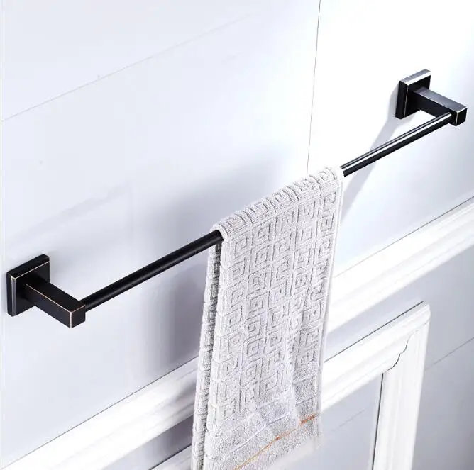 High Quality Black Oil Nickle Towel Hanger wall mounted 24 inch Single Towel Bar/Towel Holder