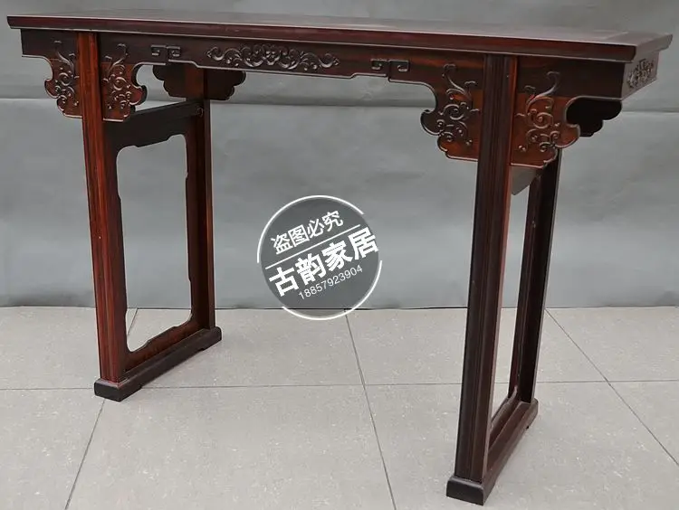 Mahogany furniture Changping head case wood altar altar table nave Chinese antique furniture of Ming and Qing Dynasties shipping Mahogany furniture Changping head case wood altar altar table nave Chinese antique furniture of Ming and Qing Dynasties shipping
