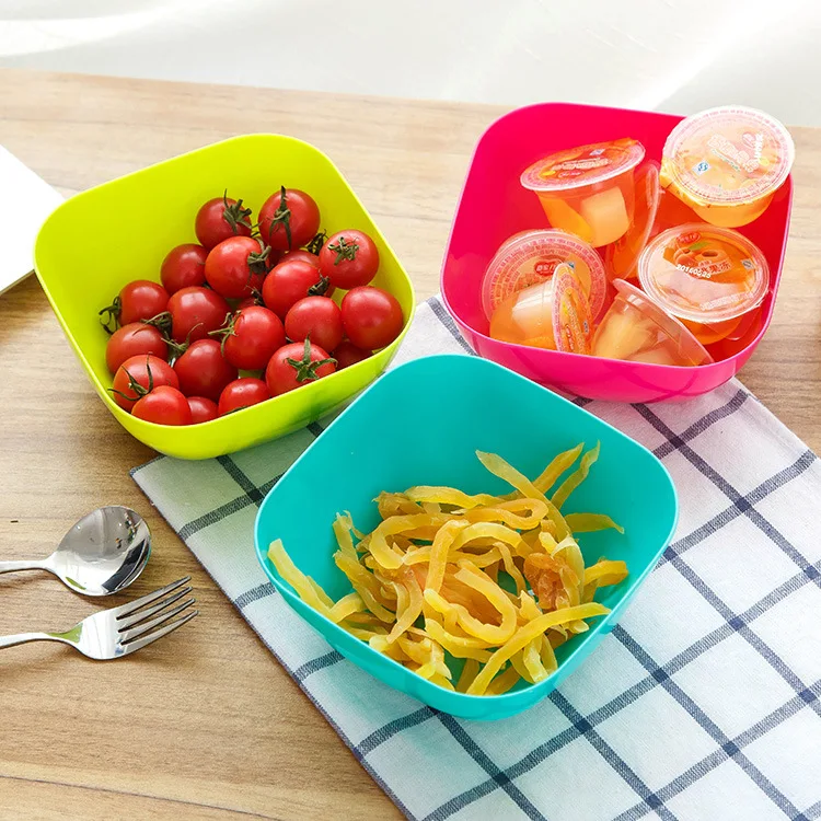 0Melon fruit bowl small snack candy dish dried food-grade plastic living room coffee table tray | Дом и сад
