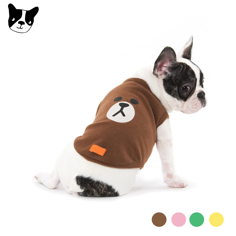 

Dog Clothes Summer Dog Vest Dog Shirt French Bulldog Chihuahua Cat Shirt Pet Clothes Ropa Perro Pug Hond Dog Tshirt Mascota Line