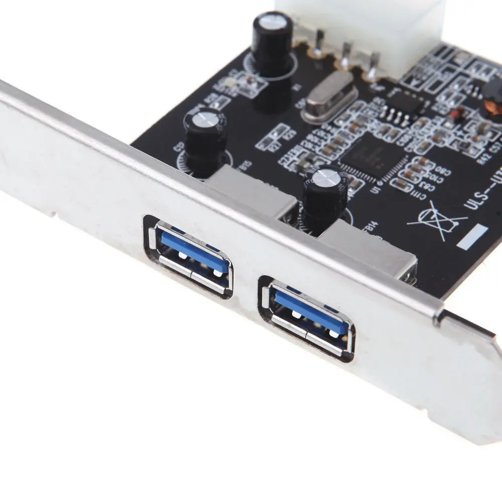 Горячая-4 порта PCI-E к USB 3,0 концентратор PCI Express карта расширения адаптер 5 Гбит/с скорость Топ