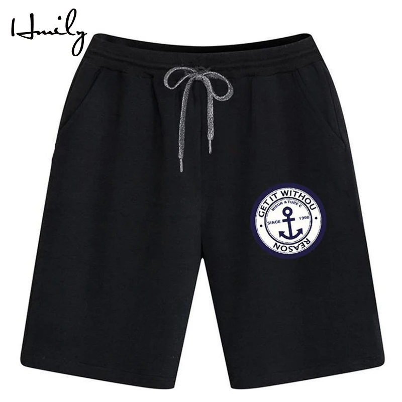HMILY Лето Повседневные Шорты мужские уличная мода пляжные шорты мужские дышащие однотонные короткие тренировочные брюки мужские s брюки