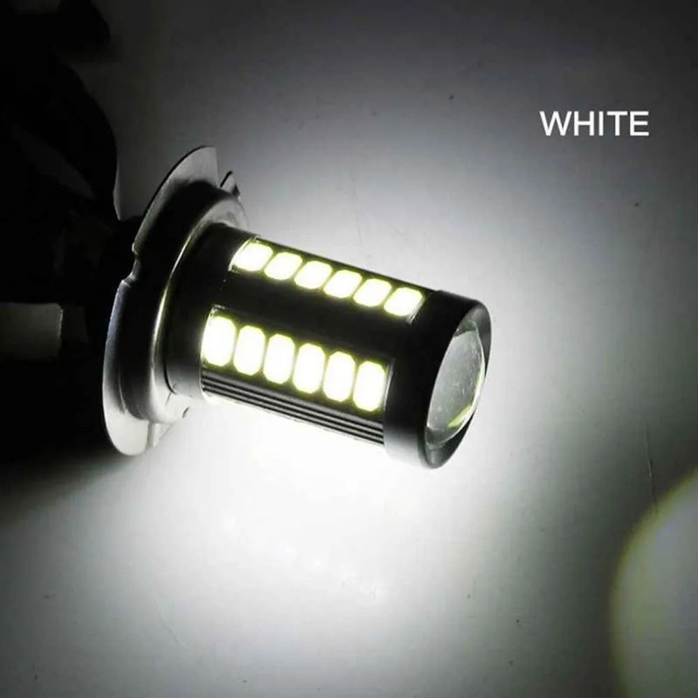 Новые прочные и прочные автомобильные аксессуары H4 5630 33SMD двойной свет Автомобильный светодиодный передний противотуманный фонарь