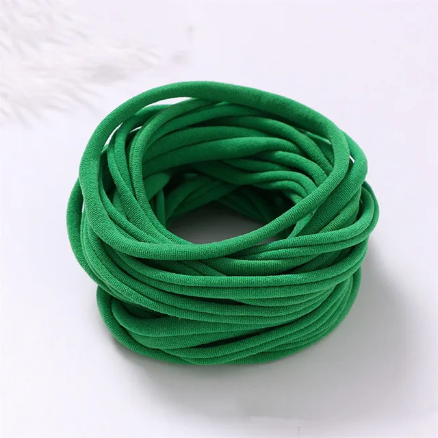 10pcs/lot Nylon Headband for Baby Girl DIY Hair Accessories Elastic Head Band Kids Children Fashion Headwear baby turban 18