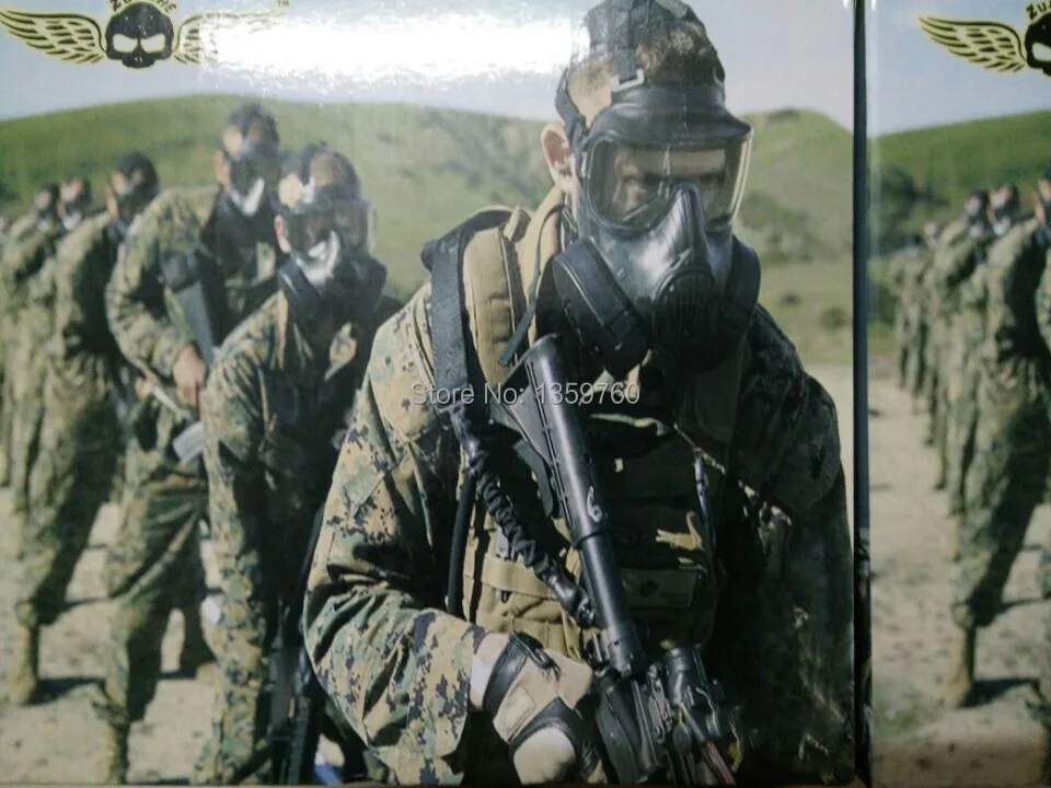 NEW Biochemical protective tactics masks Double Gas Mask protection filter Chemical Respirator Face helmet | Спорт и развлечения