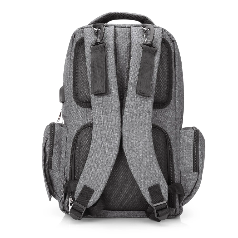 Diaper Bag Large Capacity Multifunctional Backpack Maternity Bag with Charging Cable Baby Travel Backpack Diaper Organizer Bag (4)