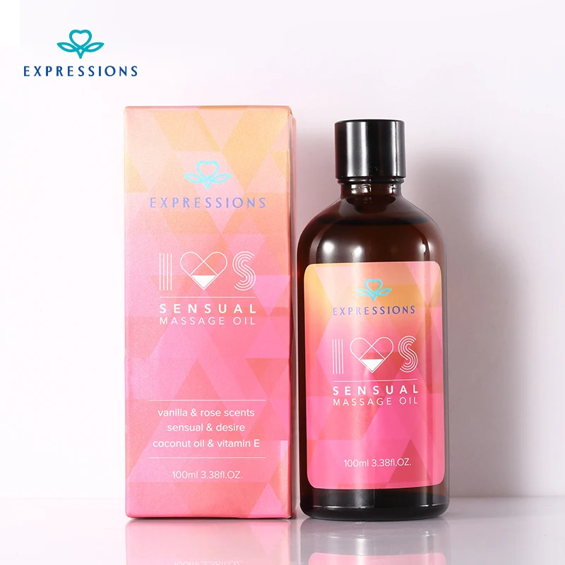 Beste Afrodisiacum Feromoon Sensuele Massage Olie Eetbare Rose Vanille Body Olie voor Koppels Ontspannen Spier Erotische Essentiële Oliën