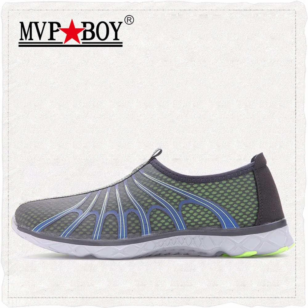 

MVPBOY Brand Comfortable Breathable Men Shoes,Super Light Quality Men Casual Shoes Summer Mesh Slip-On Casual Men Beach Shoes