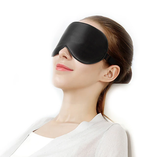 Black Massage Silk Sleep Eye Mask Portable Soft Blindfold Smooth Eye Bandage Travel Sleeping Rest Eyeshade Black Massage Silk Sleep Eye Mask Portable Soft Blindfold Smooth Eye Bandage Travel Sleeping Rest Eyeshade