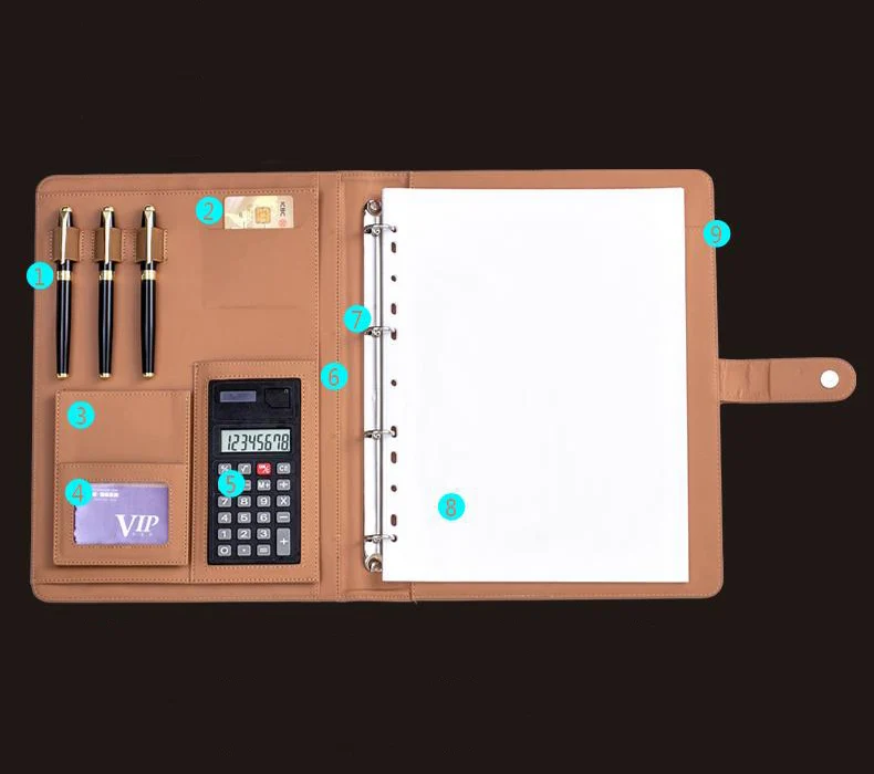 Папка для документов из искусственной кожи А4 Офисная папка файлов бумаги 1163|a4 paper