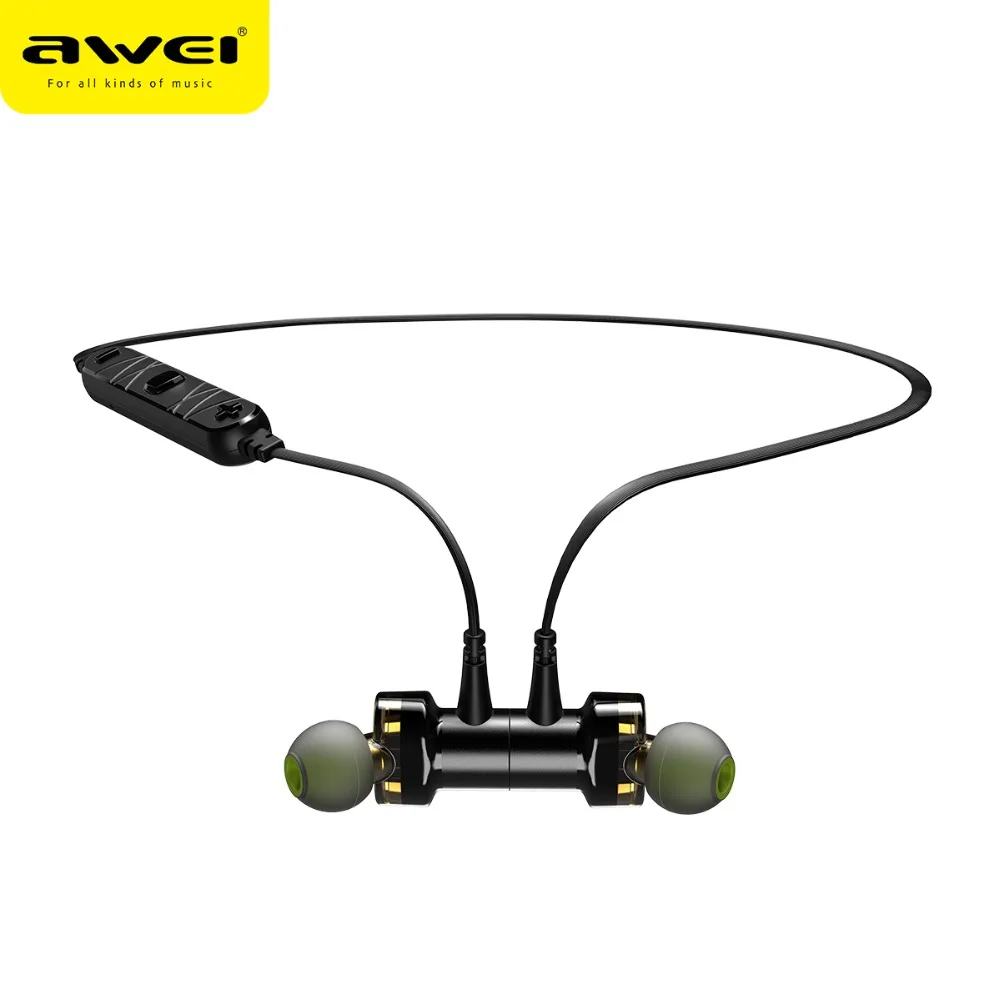 Магнитные Bluetooth Наушники AWEI X660BL спортивные беспроводные наушники