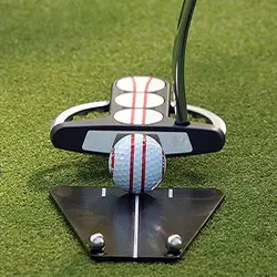 Подкладка для гольфа зеркало для гольфа помощь для гольфа инструменты для выравнивания внутри и на открытом воздухе установка репетитор