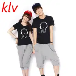 KLV летние мужские повседневные футболки с коротким рукавом, 3D аниме, Забавные футболки с гарнитурой, модные уличные хип-хоп футболки для