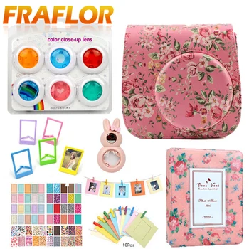 

Fujifilm Instax Mini 9 Mini 8 Camera Accessories Bundles Set Camera Case Bag Filters Album Hang Frames Selfie Lens Film Frames