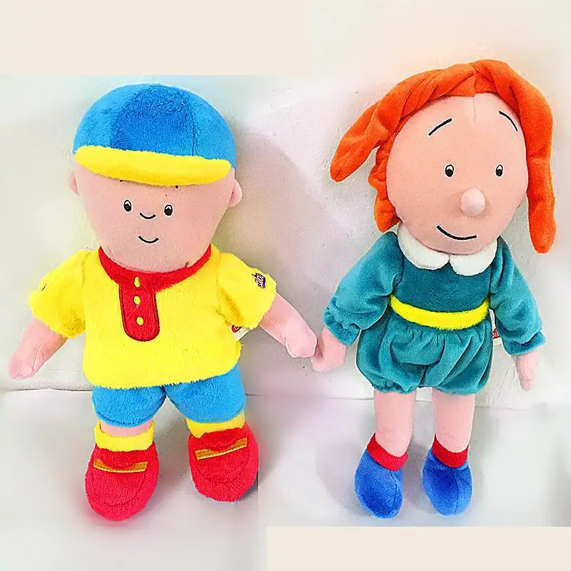 Nouveau 1 Pc 30 Cm Caillou Rosie Populaire Enfants Caillou Soeur Sofy Peluche Jouet Poupee Bebe Dessin Anime Oreiller Enfants Enfants Cadeau De Noel Aliexpress