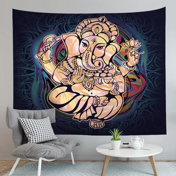 

Home Furnishing Bohemian Mandala Tapestry Wall Hanging Sandy Beach Picnic Throw Rug Blanket Camping Tent Travel Sleeping Pad