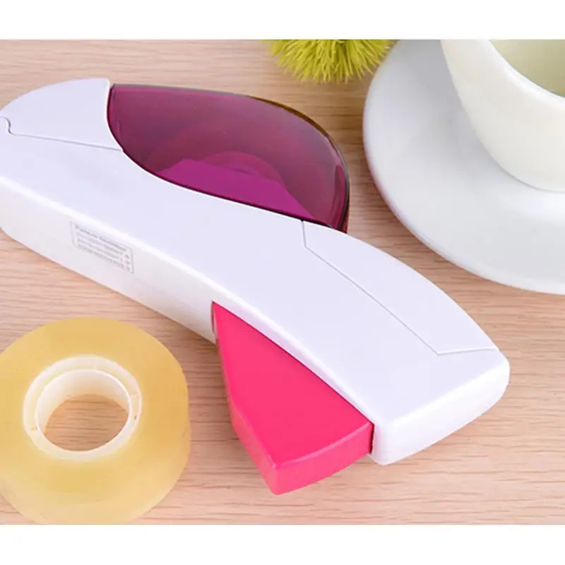Automatic Humanized Tape Dispenser Hand-Held One Press Cutter For Gift Wrapping Scrap Booking Book Cover School Office Supplies