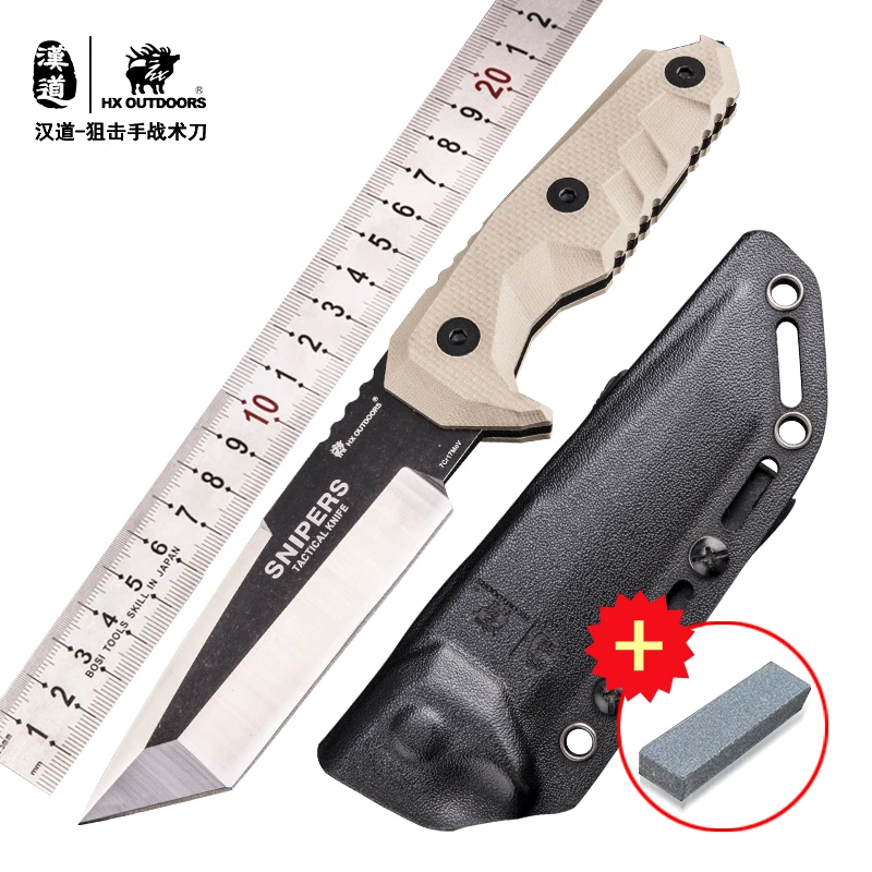 HX OUTDOORS D 183 Sniper tactical survival knife, self contained body