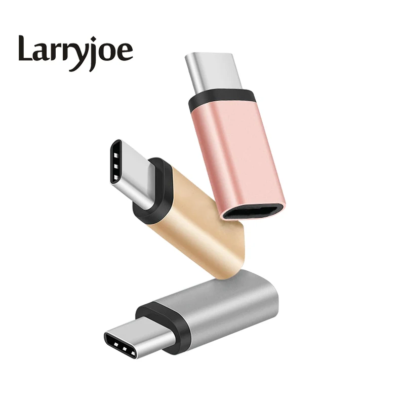 Larryjoe USB 3,1 type-C штекер для Micro B USB 2,0 Женский адаптер конвертер для Nokia N1 one plus 2 LETV Le1 Pro Max
