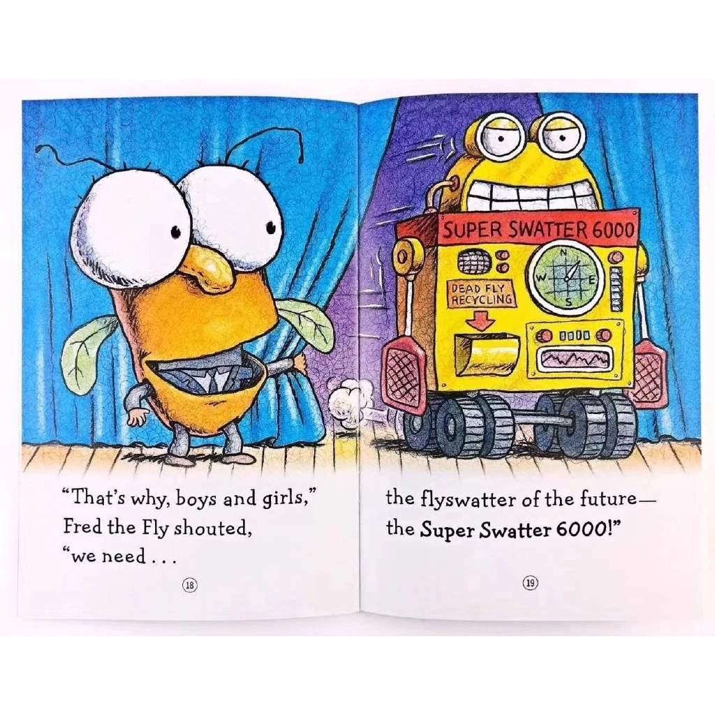 Livro de Leitura Livros de 15 Ler a História das Crianças Grupo Inglês Fonética Livros Ilustrados eu Posso Livro Cedo Educaction Bolso - Set Fly Guy 11 Online shopping