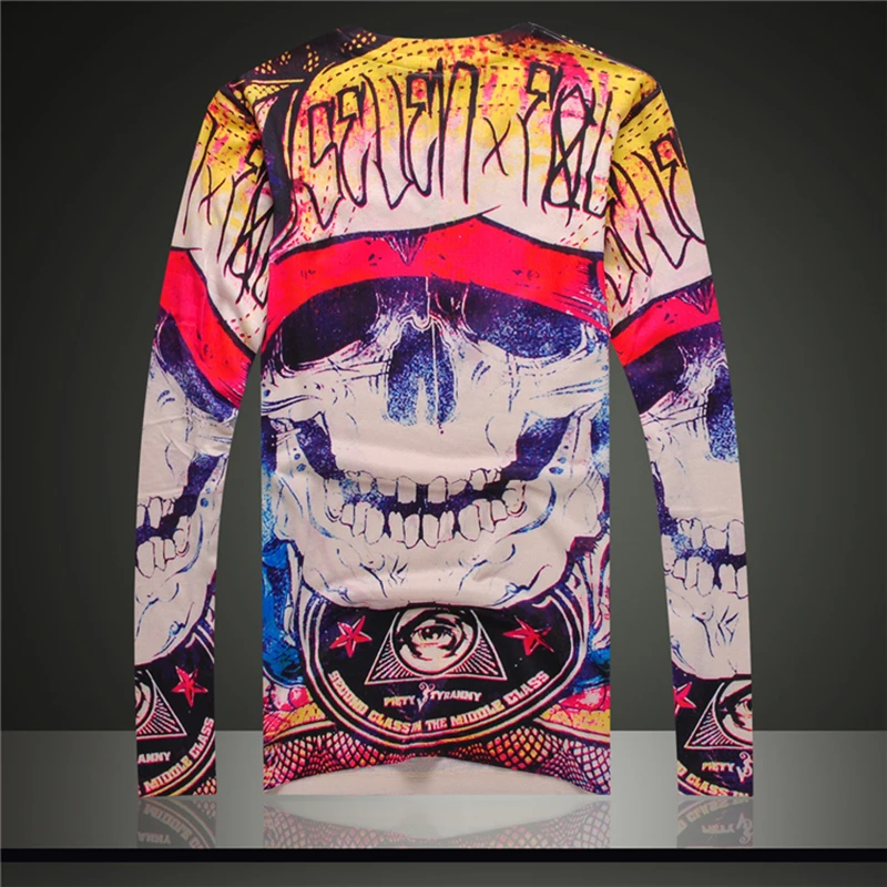 Горячая Продажа 2016 Новых Осенью Мужчины Лучшие Футболки Трикотажные Прохладный