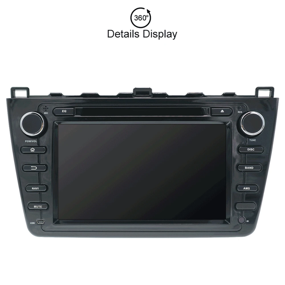 Android 9 4+ 64GB с DSP dvd-плеер автомобиля gps-навигация, радио, стерео для Mazda 6 Atenza 2008-2012 HD Satnav мультимедиа CD радио