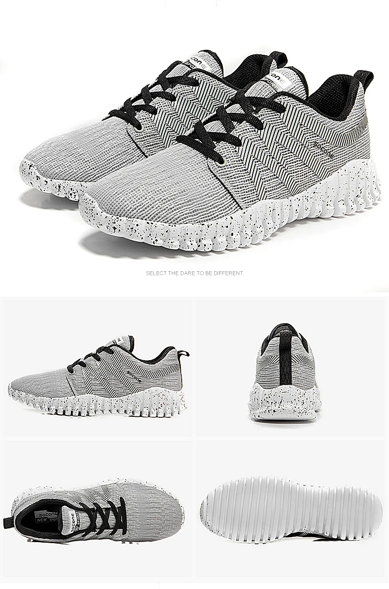 Socone 2017 Light Running Shoes for Men Breathable Athletic Sneakers Men Outdoor Textile Sneakers Comfort Sports Shoes (28)