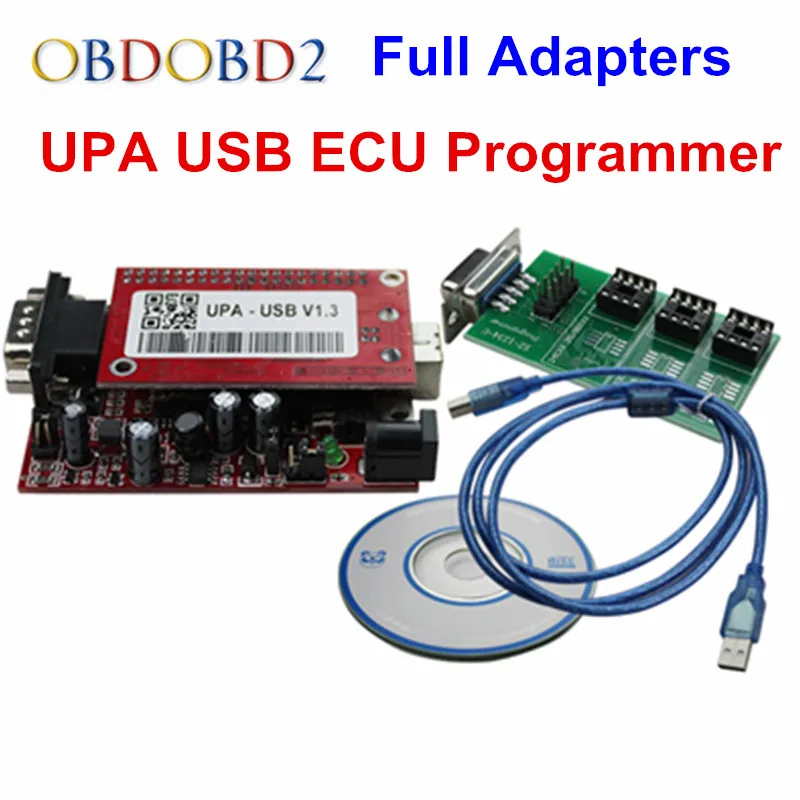 UPA USB Programmer V1.3 With Full Adapters UPA USB V1.3 ECU Chip Tuning Tool UPA ECU Programmer Serial Programmer 2017 free shipping upa usb programmer v1 3 upa usb full adapters upa chip tuning tool ecu programmer serial programmer by dhl