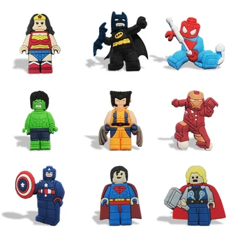 

Hot 10sets=80-140pcs/lot Superhero PVC Fridge Magnets whiteboard Stickers Home Decoration Refrigerator Magnets Kids Party Gifts