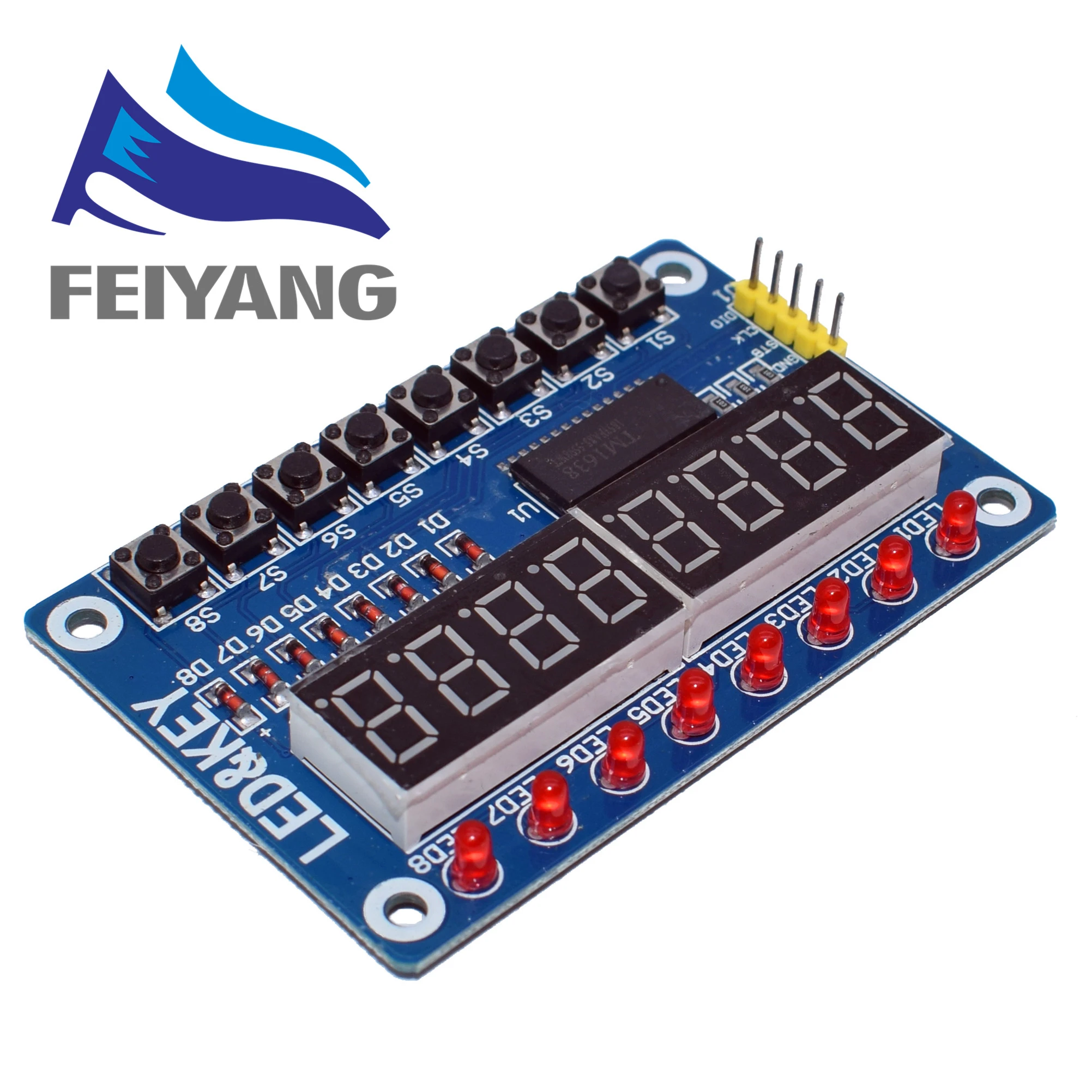 TM1638 Module Key Display AVR 8-Bit Digital LED Tube Display Module