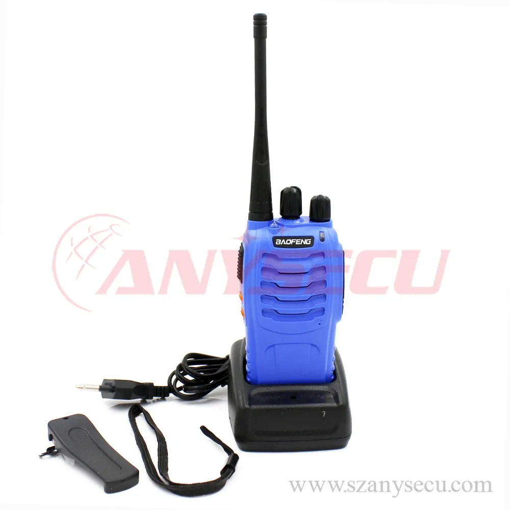 

2 pcs Chinese Blue BAOFENG walky talky BF-888S UHF 70CM 400-470mhz portable ham radio