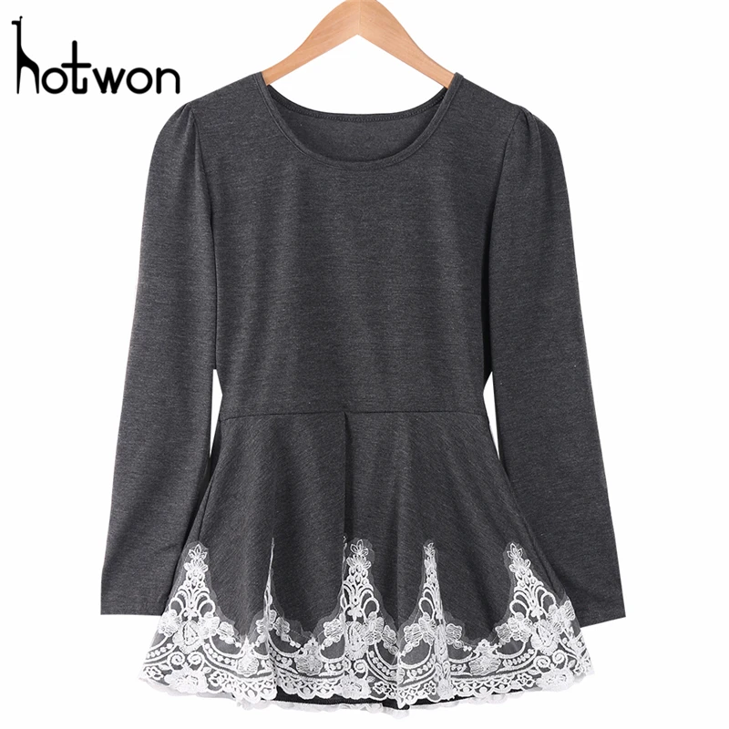 

T Shirt Women Clothes 2017 Lace Tshirt Long Sleeve Tops Womens Clothing T-Shirts Cotton Casual Tee Shirt Femme Poleras Mujer